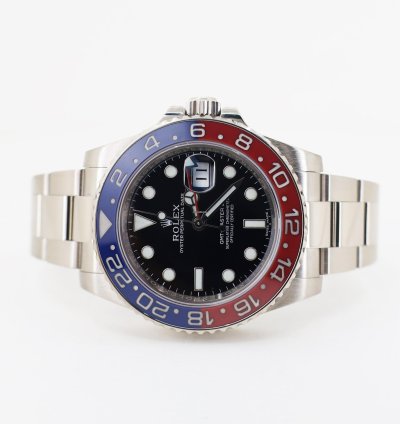 Rolex Gmt-master Ii 40mm White Gold Pepsi Oyster Bracelet 116719blro