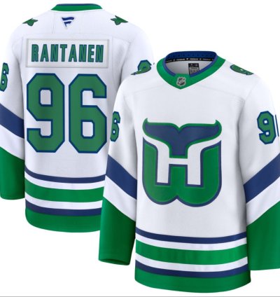 Mens Mikko Rantanen Jersey 96 Carolina Hurricanes All Stitched White