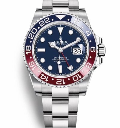 Rolex Gmt-master Ii Basel One 126719 Gmt-master Ii White Gold Pepsi Blue 40mm