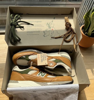 New Balance 991 Aime Leon Dore Miuk Tan