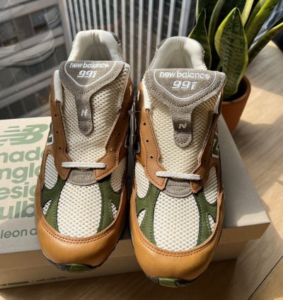 New Balance 991 Aime Leon Dore Miuk Tan