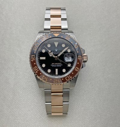 Rolex Gmt-master Ii Bicolor Root Beer Gold Steel 126711chnr