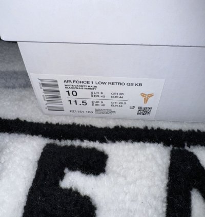 Nike Air Force 1 Kobe Bryant size 10