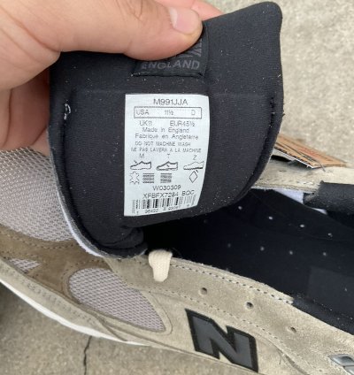 New Balance 991 Miuk Jjjjound Grey Olive