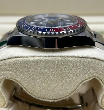 Rolex Gmt-master Ii Blue Dial White Gold Pepsi 126719blro