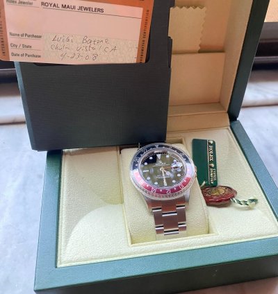 Rolex Gmt-master Ii Coke