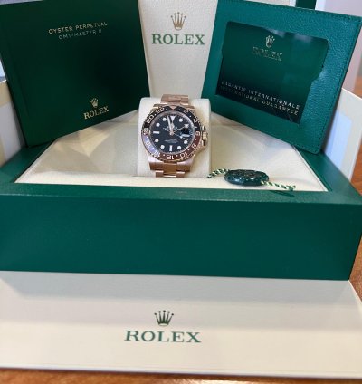 Rolex Gmt-master Ii Everose Root Beer - 18k Rose Gold - 2024 - 126715chnr