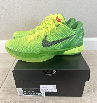 Nike Zoom Kobe 6 Protro Grinch 10 Mambacita Camo Reverse