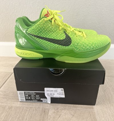 Nike Zoom Kobe 6 Protro Grinch 10 Mambacita Camo Reverse