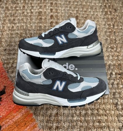 New Balance 992 Kith Steel Blue