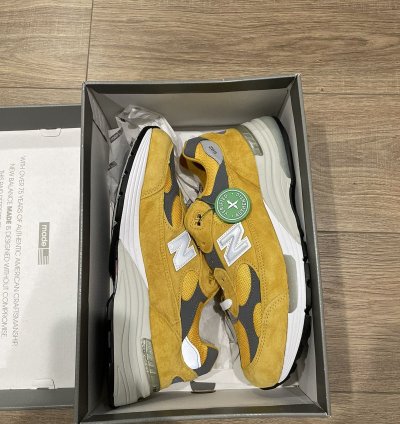 New Balance 992 M992mb Gold Yellow Made In Usa Mens Sz 10