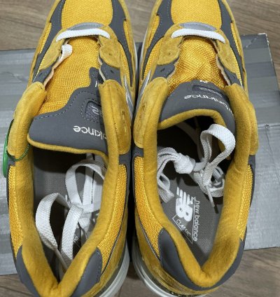 New Balance 992 M992mb Gold Yellow Made In Usa Mens Sz 10