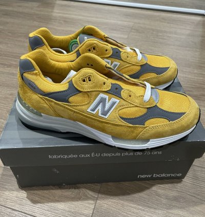 New Balance 992 M992mb Gold Yellow Made In Usa Mens Sz 10
