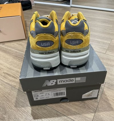 New Balance 992 M992mb Gold Yellow Made In Usa Mens Sz 10