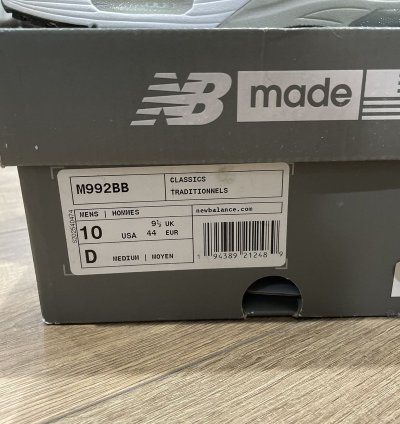 New Balance 992 M992mb Gold Yellow Made In Usa Mens Sz 10