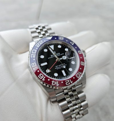 Rolex Gmt-master Ii Full Set With Travel Case And All Protective Stickers
