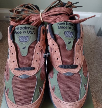 New Balance 993 Aime Leon Dore Brown beef Broccoli