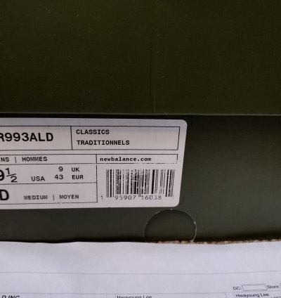 New Balance 993 Aime Leon Dore Brown beef Broccoli
