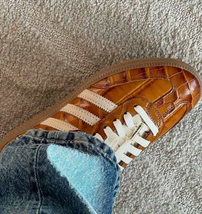 Adidas Wales Bonner Samba Og Croc Night Brown Jh9826