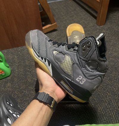 Off White Air Jordan 5 Muslin