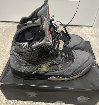 Off White Air Jordan 5 Muslin