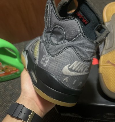 Off White Air Jordan 5 Muslin