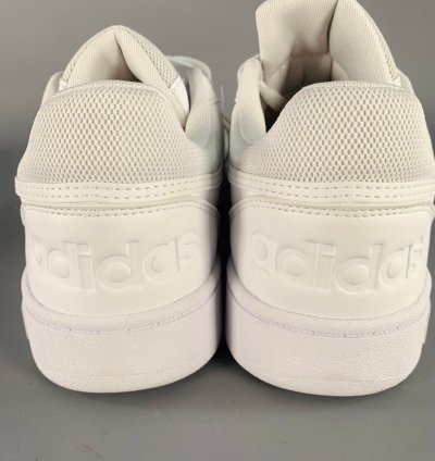 Adidas White Leather Lace-up Sneakers