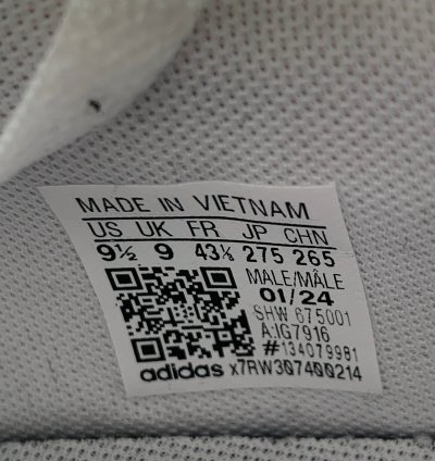 Adidas White Leather Lace-up Sneakers