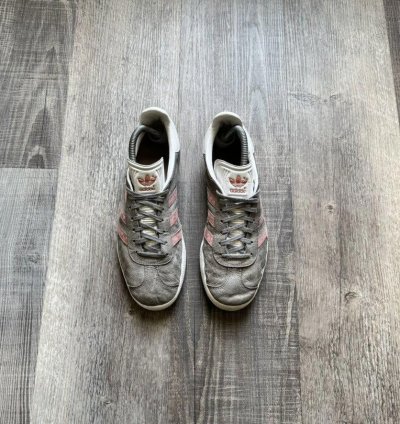 Adidas Wmns Gazelle Grey Raw Pink 7 5m