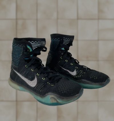Nike Kobe 10 Elite High Commander Basketball Sneaker Black Us 10 Eu 44 Mens