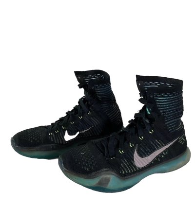 Nike Kobe 10 Elite High Commander Basketball Sneaker Black Us 10 Eu 44 Mens
