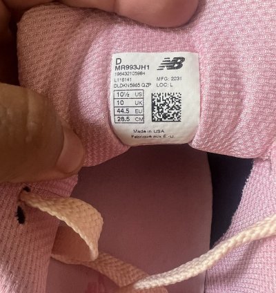 New Balance 993 Joe Freshgoods Performance Art Powder Pink