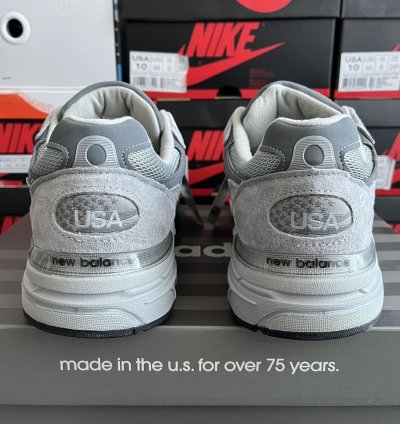 New Balance 993 Made In Usa Grey White Mr993gl Size 10