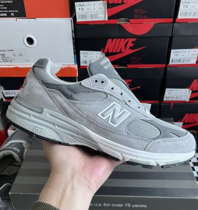 New Balance 993 Made In Usa Grey White Mr993gl Size 10