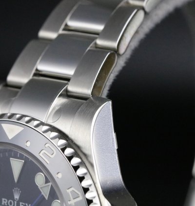 Rolex Gmt-master Ii Khanjar Unworn Full Sticker Gmt-master Ii Batman With Papers