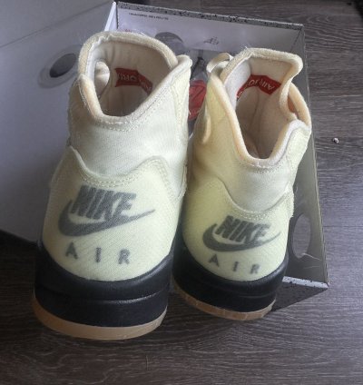 Off White Jordan 5 Retro Sail