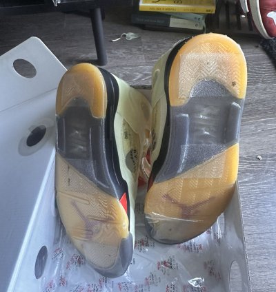 Off White Jordan 5 Retro Sail