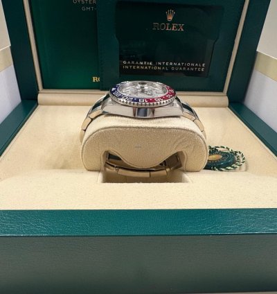 Rolex Gmt-master Ii Like New 2024 Superman Full Set Meteorite White Gold