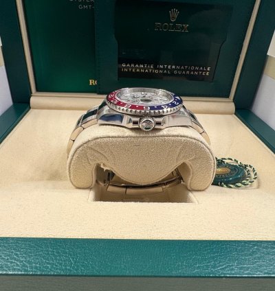 Rolex Gmt-master Ii Like New 2024 Superman Full Set Meteorite White Gold