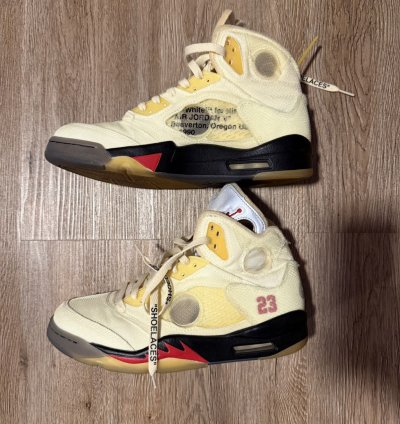 Off White Jordan 5 Sail