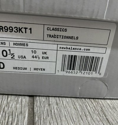 New Balance 993 Miusa Kith Spring 101 Peyote Size 10 5