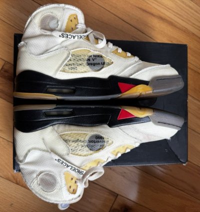 Off White Jordan 5 Sail