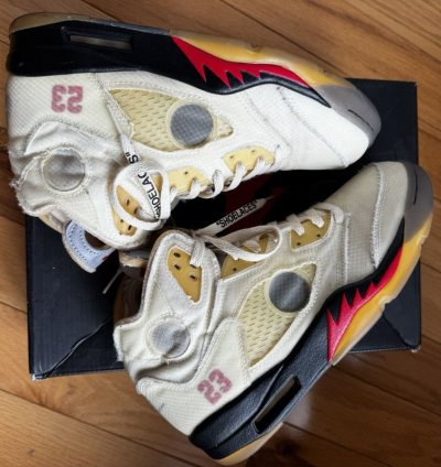 Off White Jordan 5 Sail