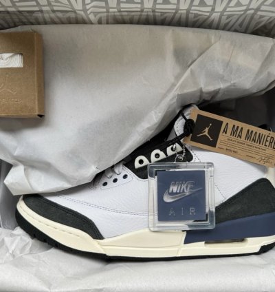 Air Jordan 3 Retro Og Sp A Ma Maniére Diffused Blue