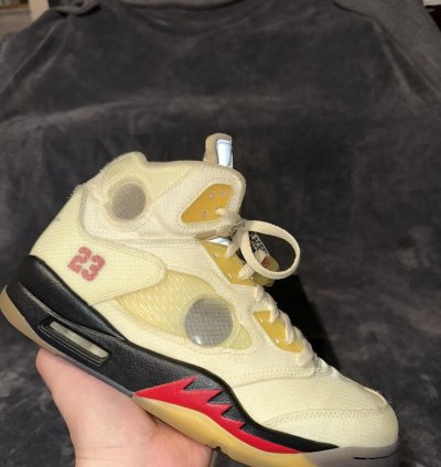 Off White Jordan 5 Sail - Size 11