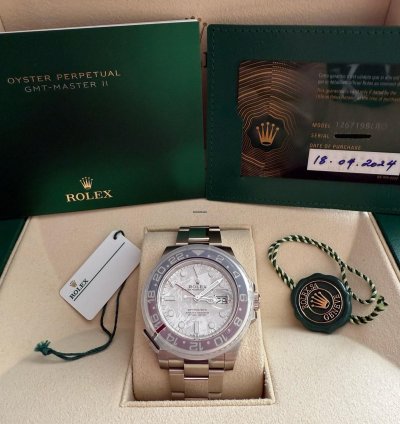 Rolex Gmt-master Ii Ll Meteorite Brand New Full Set With Stickers