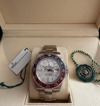 Rolex Gmt-master Ii Ll Meteorite Brand New Full Set With Stickers
