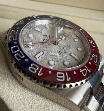 Rolex Gmt-master Ii Ll Meteorite Brand New Full Set With Stickers