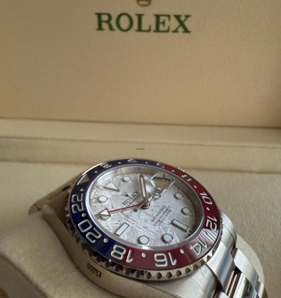 Rolex Gmt-master Ii Ll Meteorite Brand New Full Set With Stickers