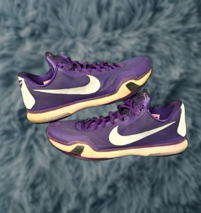 Nike Kobe 10 Sneaker Mens Size 16 Purple Basketball 2015 Mens